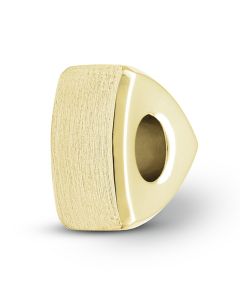 LegendURN Keychain Cremation Ashes Urn Pendant 'Cylinder' with Pawprint Gilded | Gold | 0.001L