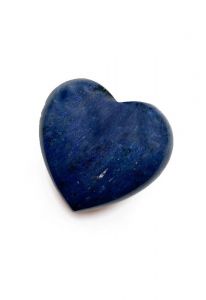 Dumorturite Precious Stone Heart Keepsake Urn