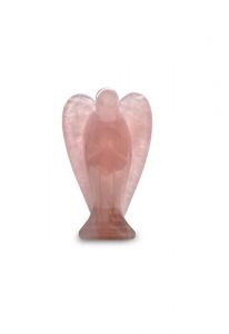 Rose Quartz Precious Stone Angel keepsake urn